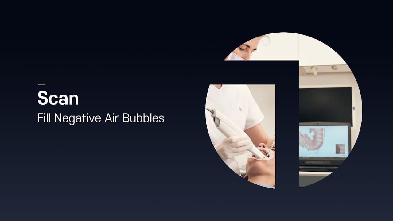 Fill negative air bubbles