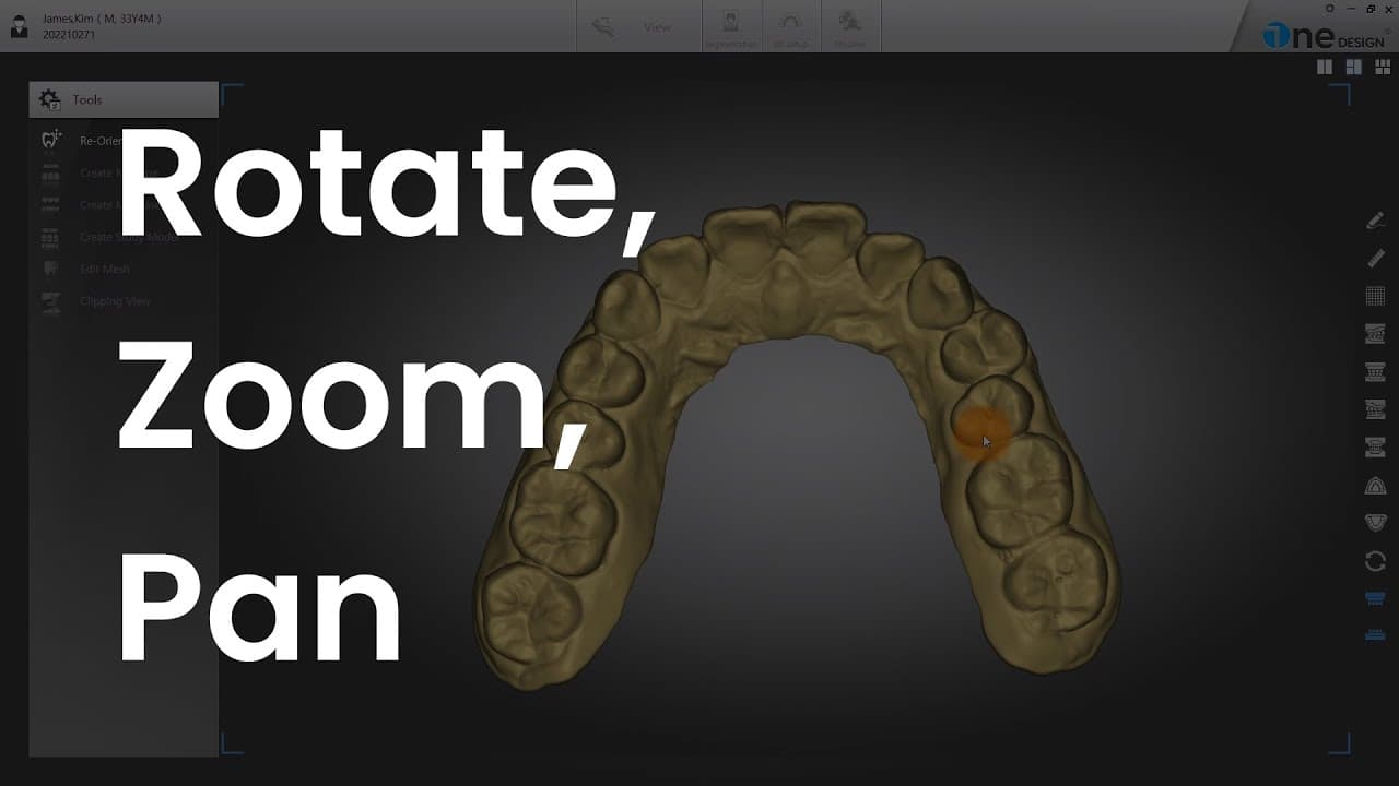 3D View rotate / zoom / pan